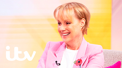 Coronation Street actress, Sally Dynevor smiling.