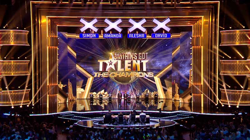 The Britain's Got Talent The Champions stage.