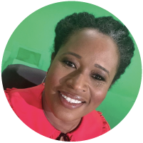 A voicenote graphic is shown next to an image of Charlene White. A blue text message bubble reads '3. Suggest a proper catch up, whether that's in person or on the phone.'